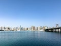 Abu Dhabi, UAE skyline as seen from Al Maryah Island