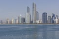 Abu Dhabi, United Arab Emirates boasts of a great skyline compos Royalty Free Stock Photo