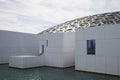 Abu Dhabi, United Arab Emirates - 2 May 2024: Building of Louvre Abu Dhabi Museum