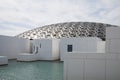Abu Dhabi, United Arab Emirates - 2 May 2024: Building of Louvre Abu Dhabi Museum