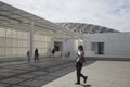 Abu Dhabi, United Arab Emirates - 2 May 2024: Building of Louvre Abu Dhabi Museum