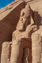 Abu Simbel - Colossus of Ramesses II on the Great Temple