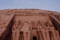 Abu Simbel facade of the Temple