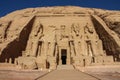 Abu Simbel front view Royalty Free Stock Photo