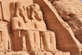 Abu Simbel Great Temple in Egypt Royalty Free Stock Photo