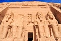 Abu Simbel Great Temple in Egypt Royalty Free Stock Photo