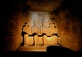 Abu Simbel interior Royalty Free Stock Photo