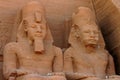 Abu-Simbel Pharoah Faces in Nubia, Egypt