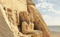 Abu Simbel Temple Royalty Free Stock Photo