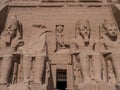 The Abu Simbel Temple in Egypt