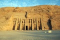 Abu Simbel - Temple of Hathor & Nefertari Royalty Free Stock Photo