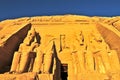 Abu Simbel Temple of King Ramses II. Royalty Free Stock Photo