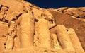 Abu Simbel Temple of King Ramses II. Royalty Free Stock Photo