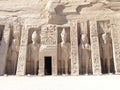Abu Simbel Temple - Nefertari Royalty Free Stock Photo