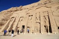 Abu Simbel temple Royalty Free Stock Photo