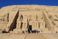 Abu Simbel temple Royalty Free Stock Photo