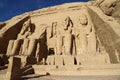 Abu Simbel temple Royalty Free Stock Photo