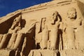 Abu Simbel temple Royalty Free Stock Photo