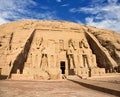 Abu Simbel temples, Ancient South Egypt. Royalty Free Stock Photo