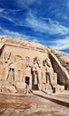 Abu Simbel temples, Ancient South Egypt. Royalty Free Stock Photo