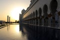 Abudabi, United Arab Emirates. Nice view of the mosque Royalty Free Stock Photo