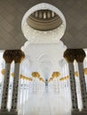 AbuDhabi Grand Mosque Royalty Free Stock Photo
