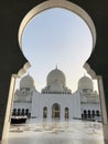 AbuDhabi Grand Mosque Royalty Free Stock Photo