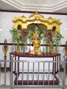 Goddess durga statue in temple. Royalty Free Stock Photo