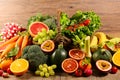 Abundance fruit and vegetable