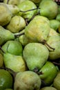 An abundance of pears for sale on a market stall Royalty Free Stock Photo