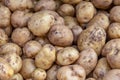 Potatoes on a Market Stall Royalty Free Stock Photo