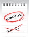 Abundance vs scarcity Royalty Free Stock Photo