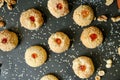 Abundant Assortment of Cookies and Nuts Adorn the Table