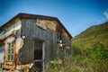 Shabby broken steel house