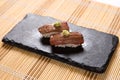 Aburi Otoro (Torched Tuna Belly) Sushi Royalty Free Stock Photo