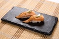 Aburi Salmon (Torched Salmon) Sushi Royalty Free Stock Photo