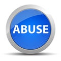 Abuse blue round button