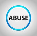 Abuse Round Blue Push Button Royalty Free Stock Photo