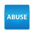 Abuse shiny blue square button Royalty Free Stock Photo