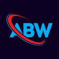 ABW letter logo design, a b w letter design, ABW Blue and red letter logo for technology, 2G, 3G, 4G, 5G, 6G and 7G internet servi