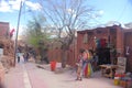 A street in Abyaneh Village, Iran. Royalty Free Stock Photo
