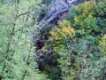 The abyss of the Pazincica River and the Pazin Cave - Pazin, Croatia / Ponor rijeke Pazincice i pecina Pazinska jama - Pazin Royalty Free Stock Photo