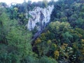 The abyss of the Pazincica River and the Pazin Cave - Pazin, Croatia / Ponor rijeke Pazincice i pecina Pazinska jama - Pazin Royalty Free Stock Photo