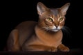 Abyssinian cat (Generative AI) Royalty Free Stock Photo