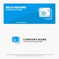 Ac, Computer, Part, Power, Supply SOlid Icon Website Banner and Business Logo Template