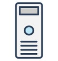 Ac cooler, ac unit Isolated Vector Icon That can be easily edited in any size or modified.