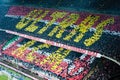AC Milan Ultras choreography Royalty Free Stock Photo