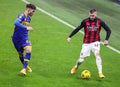 AC Milan vs Parma Calcio 1913 Royalty Free Stock Photo