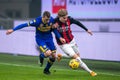 AC Milan vs Parma Calcio 1913 Royalty Free Stock Photo