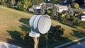 ACA P-50 Tornado Warning Siren With The Sun On It Royalty Free Stock Photo